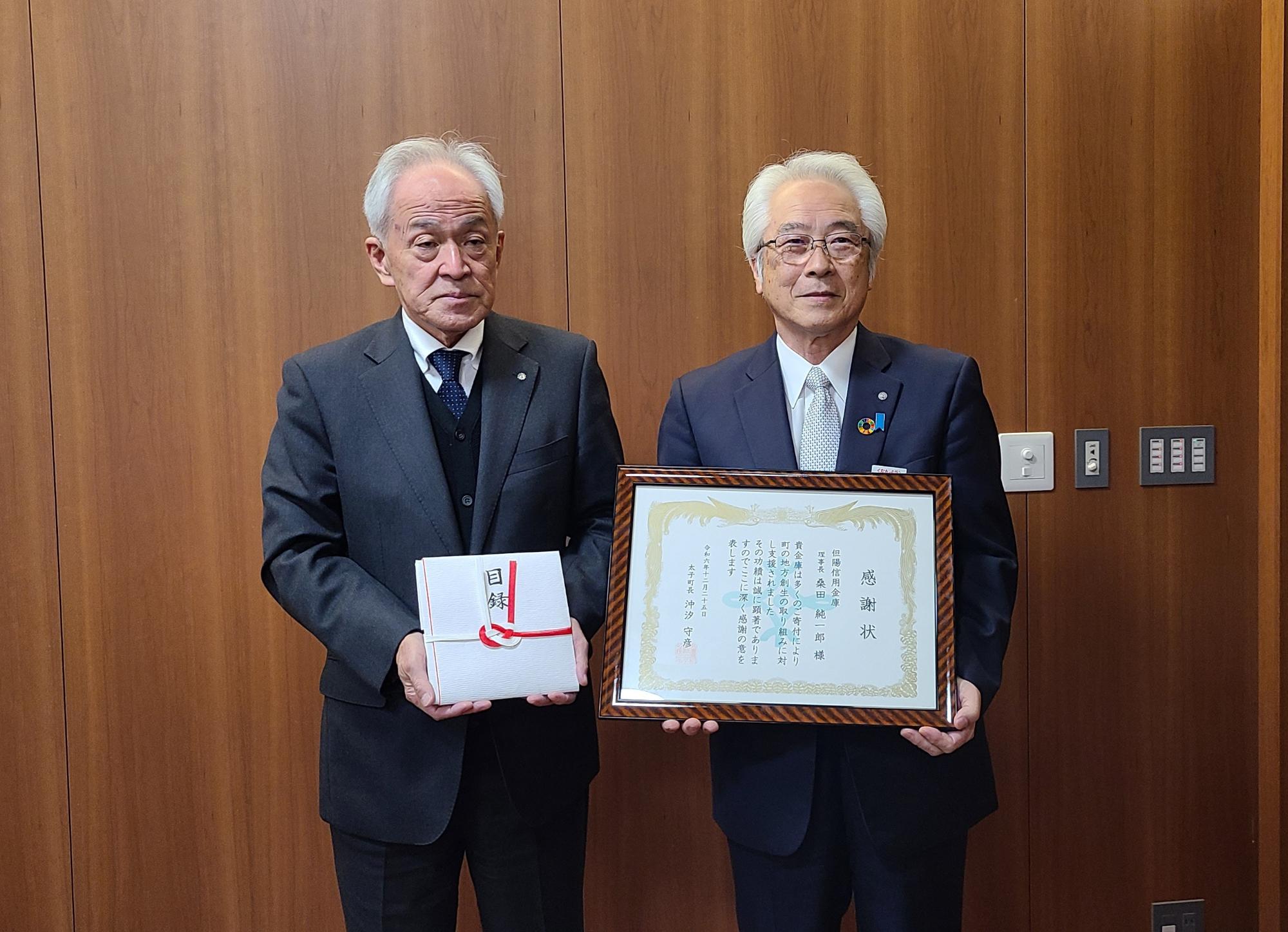 企業版ふるさと納税による寄付
