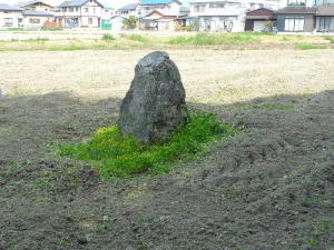 鵤北山根の投げ石