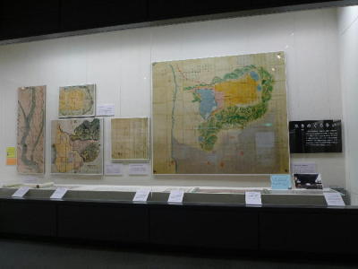 水をめぐる争いの展示の様子