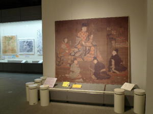 聖徳太子勝鬘経講讃図の展示