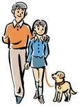 犬と家族
