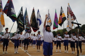 太子東中学校体育大会宣誓