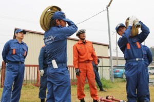 新人消防団活動の様子3