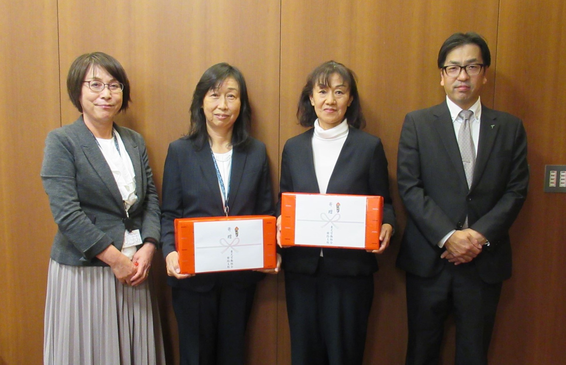 寄贈（東芝労働組合）