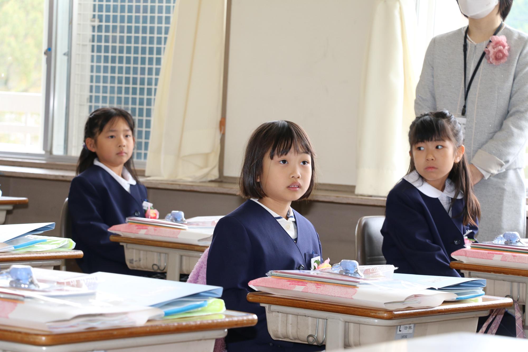 龍田小学校入学式4