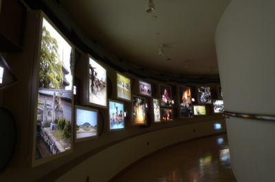 太子の四季の写真展示の様子