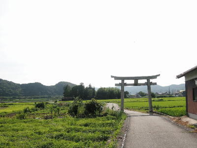 吉福八幡神社の鳥居